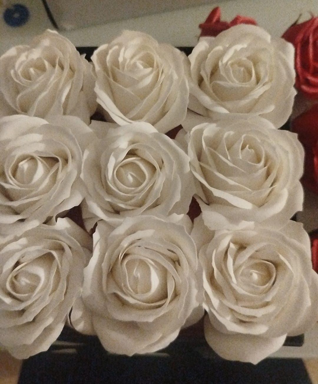 Bouquet di Rose Bianche Eterne