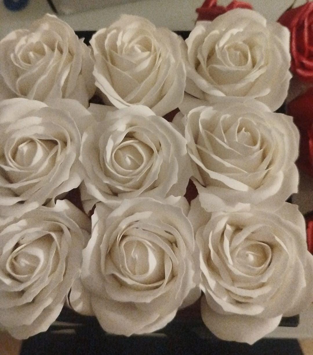 Bouquet di Rose Bianche Eterne